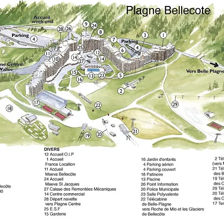 Grand Renove Centre Station Avec Balcon - 14p, Animaux Admis - Fr-1-181-2282 La Plagne-Tarentaise
